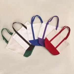 Custom High Quality Eco Canvas Bag Stitching Canvas Bag Fashion Tote Shipping Bag