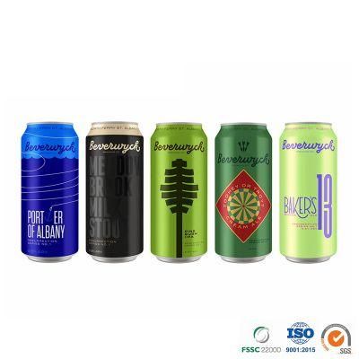 473ml 16oz Standard Best Selling Color Customized Printing Ring Pull Juice Beer Soda Aluminum Beverage Can