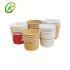 Able to Store at Fridge PE Coated Double Side Food Grade Paper Ice Cream Packaging Cup and Bowl