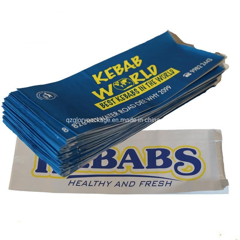 Take Away Food Packaging Aluminium Foil Lined Paper Bag
