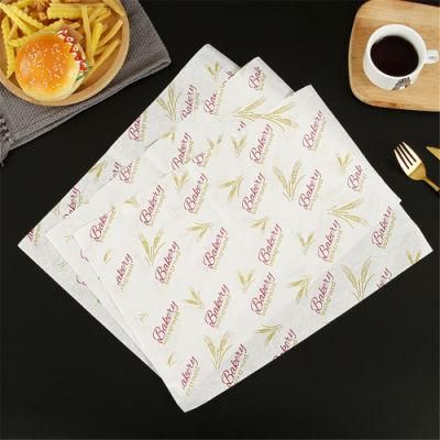 Burger Strip Fast Greaseproof Food Grade Pack Roll Paper