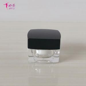 5g Square Shape Acrylic Eye Cream Jar for Skin Care Packaging