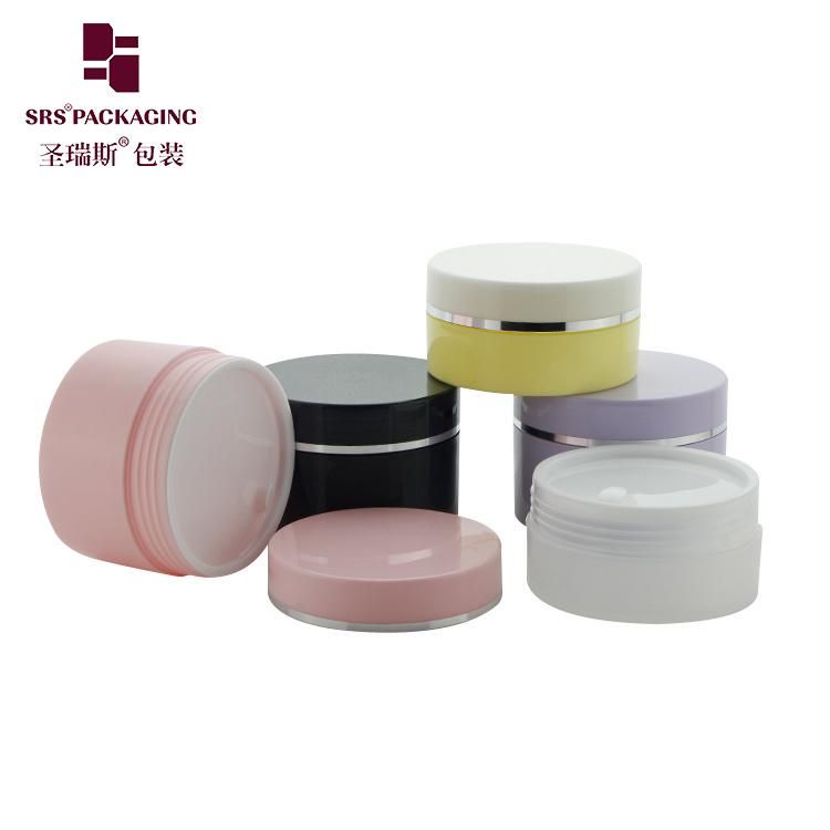 Eco friendly PCR Wholesale Empty PP Plastic Round Cosmetic container Skincare Cream Jar 15g 30g 50g 80g 100g 120g 150g 200g 300g 400g 500g Skin Care Packaging