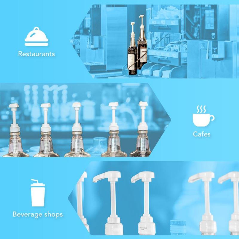38/400 30ml Plastic Long Nozzle Food Grade Honey Syrup Sugar Sauces Bottle Pump Dispenser (BP059F-1)