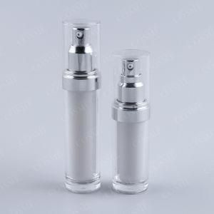 Round Plastic Lotion Bottle for Cosmetic Packaging