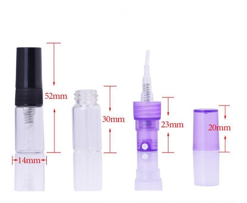 Small Capacity 3ml 5ml Glass Perfume Bottle with Plastic Nozzle