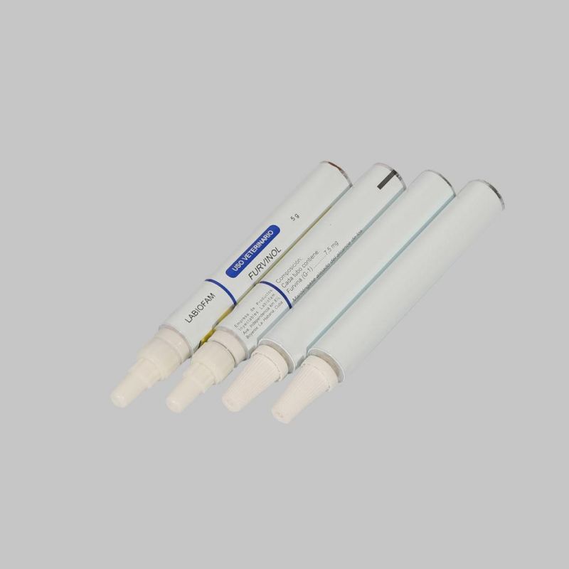 Customized Collapsible Aluminium Medical Ointment/Cosmetics Packaging Tube