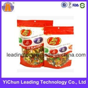 Candy Snack Zipper Stand up Windowed Plastic Packaging Bag