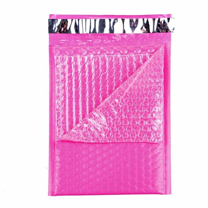 4X8 Inches Pink Poly Bubble Mailer Bag (B. 26213pi)