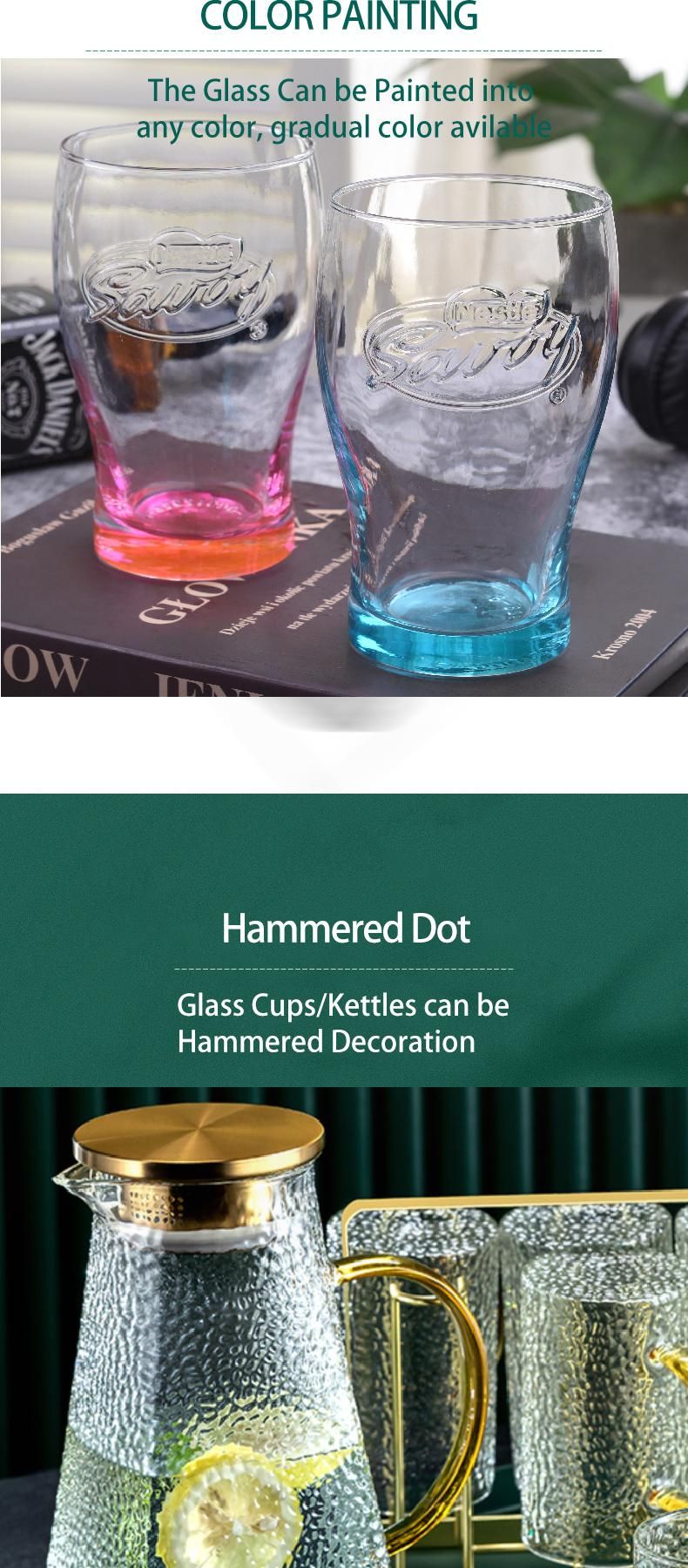 Wholesale Clear Round Glass Soda Bottle